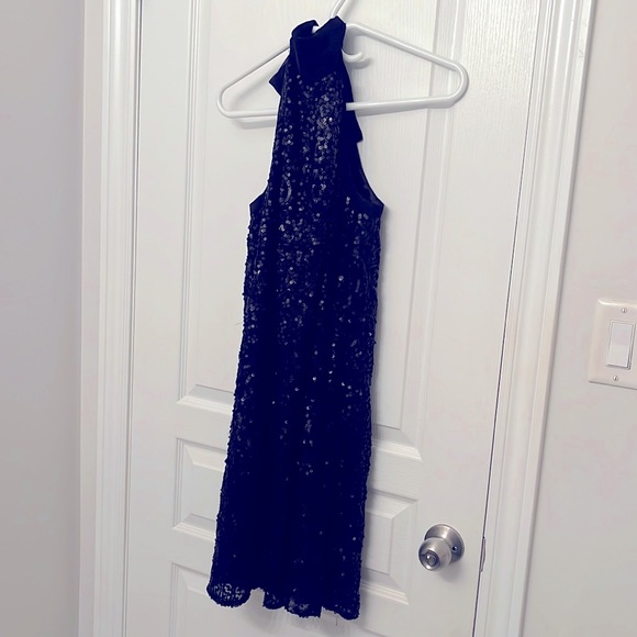 Le Chateau Halter Neck Sequin Dress Size S - Picture 1 of 4